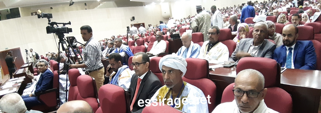 وكيل الجمهورية فى نواكشوط الغربية خلال افتتاح المؤتمر 