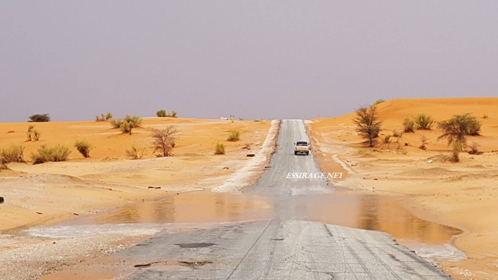 " مكان آخر قطعت فيه المياه الطريق "