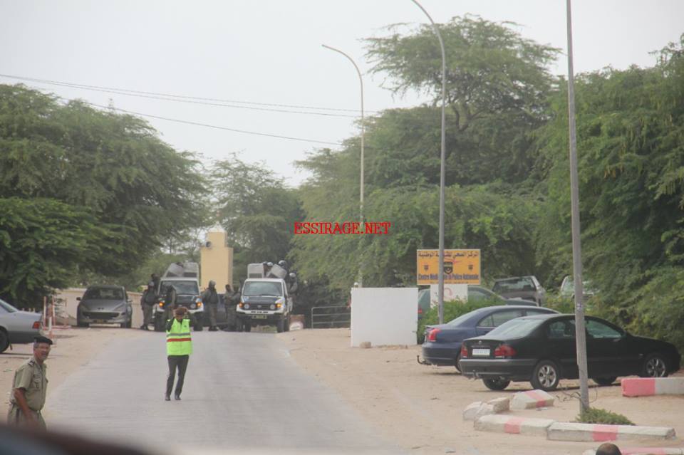 "جانب من الحضور الأمني"