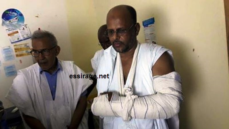 جميل منصور بعد تلقي العلاج