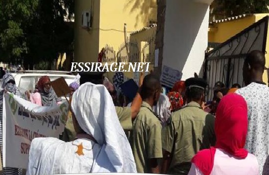 تدخل الشرطة خلال الوقفة 